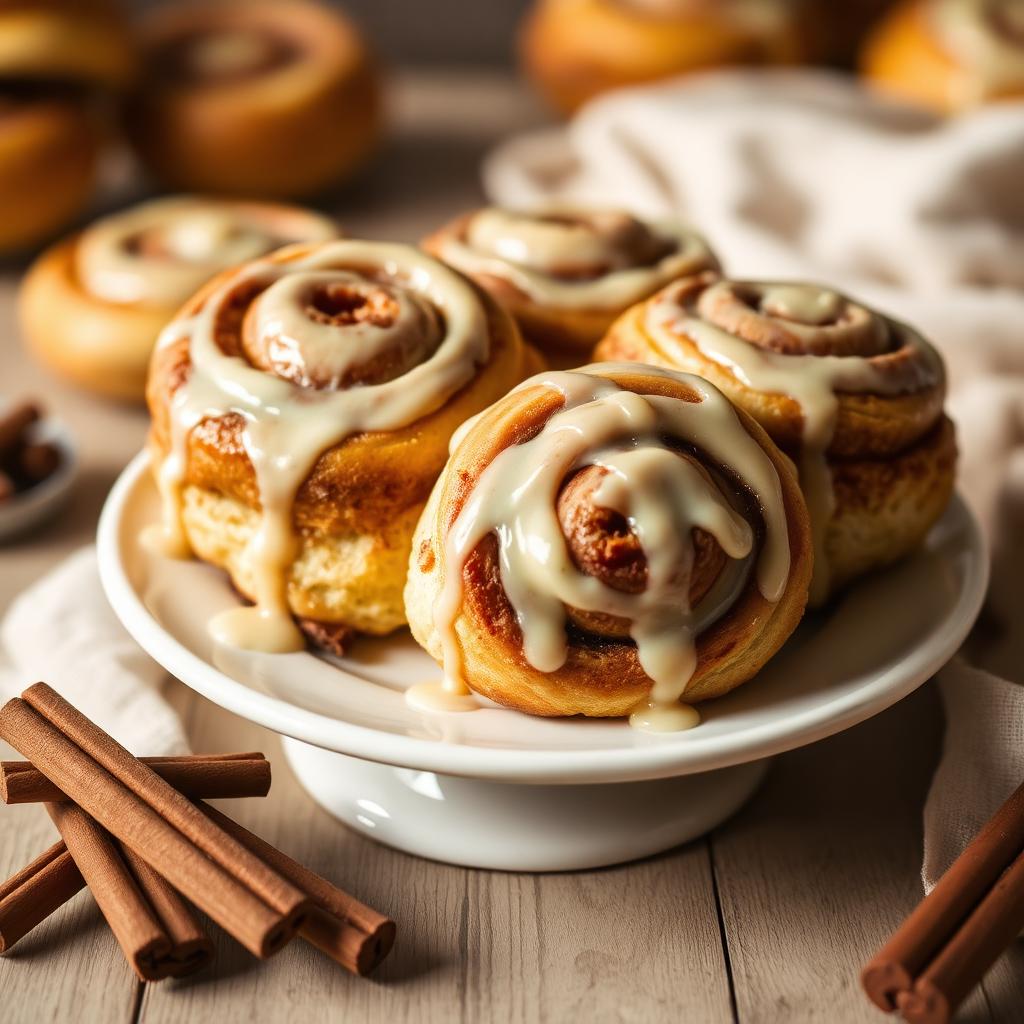 Rum Cinnamon Rolls