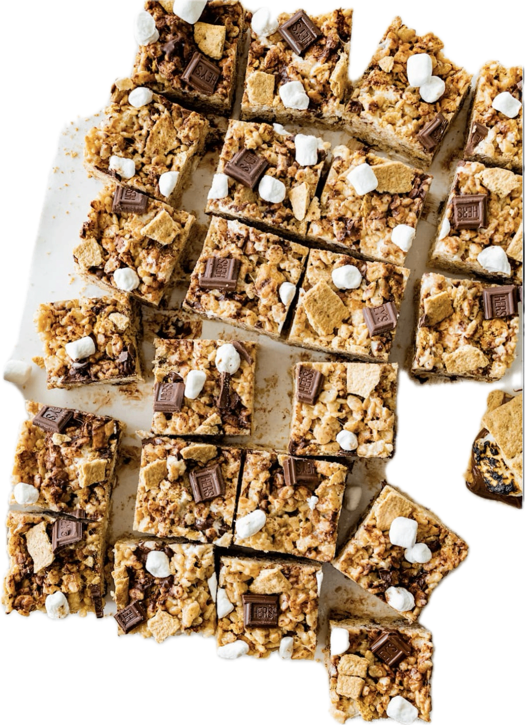 Brown Butter S'more Rice Krispie Treat Bar